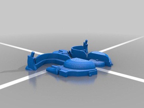 vespa split repariert Kunst 3d print model - Mito3D
