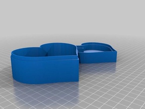 figlia box2 i contenitori su misura 3d print model - Mito3D