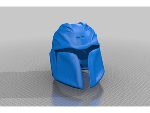 star wars Mandalorianer Helm Requisiten 3d print model - Mito3D