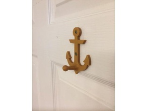 anchor hook bathroom 3d print model - Mito3D