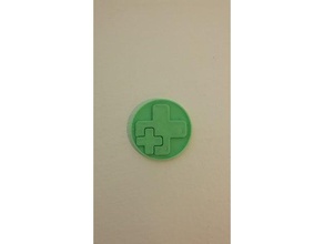 die Heilung brauchen token overwatch video-Spiele gaming Symbol 3d print model - Mito3D