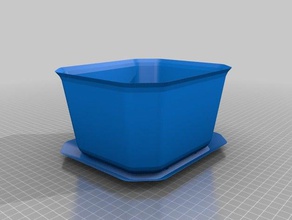 my customized bonchi pot containers 3d print model - Mito3D