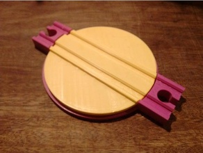 Zug rotierenden Plattform Spielzeug & game Zubehör rotierende Waggon-Drehscheibe 3d print model - Mito3D
