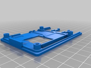 rpi2 minimal case - top plate remix 3d print model - Mito3D