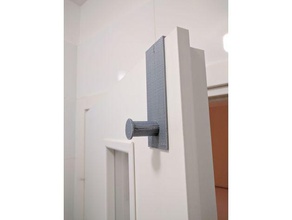door single double towel rack bathroom 3d print model - Mito3D
