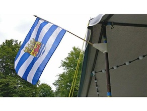 tentpole flagholder sport et loisirs le camping drapeau porte drapeaux la tente 3d print model - Mito3D