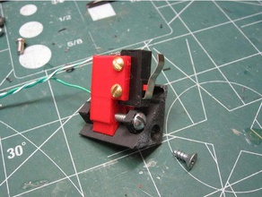 grarage-Tür-Mikroschalter-sensor Haushalt einstellbar garage Tür micro-Schalter sensor 3d print model - Mito3D
