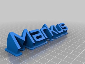 markus office kundengebundene 3d print model - Mito3D