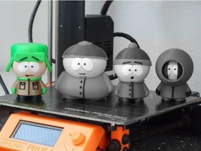 south park crew - kyle multi-material people dual extrusion multi-color 3d print model - Mito3D