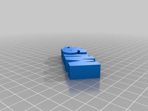 musa geel llaveros personalizado 3d print model - Mito3D