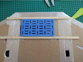 Batteriehalter flite test stumpfe Nase versa wing hobby 3d print model - Mito3D