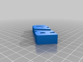 ryan blou keychains customized 3d print model - Mito3D