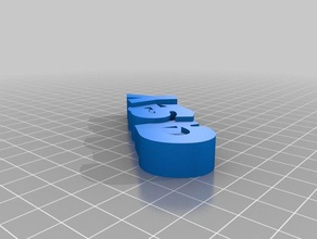 casey geel Schlüsselanhänger kundengebundene 3d print model - Mito3D