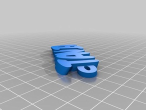 tania Anahtarlık özelleştirilmiş 3d print model - Mito3D