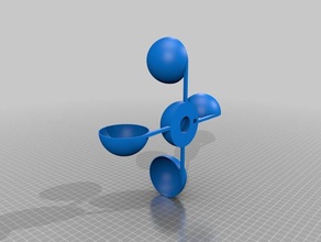 anemometre arduino diy 3d print model - Mito3D