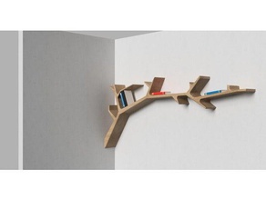 bookshelf hobby livro divertido madeira 3d print model - Mito3D