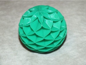honeycomb paper ball toy construction toys 3d print model - Mito3D