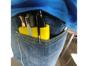 fermo fondina pocket protector utensili & caselle alanera edc ogni giorno portano titolare tasca pennarello sharpie stazionaria 3d print model - Mito3D