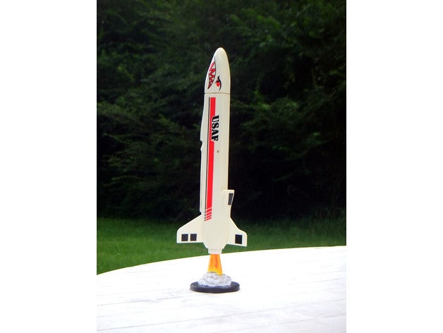 modelo de cohete visualización bases vehículos base la pantalla soporte exhibición el 3D print model - Mito3D