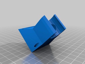 40mm fan kanalı e3d v6 klon kossel 3d yazıcı parçaları 3d print model - Mito3D