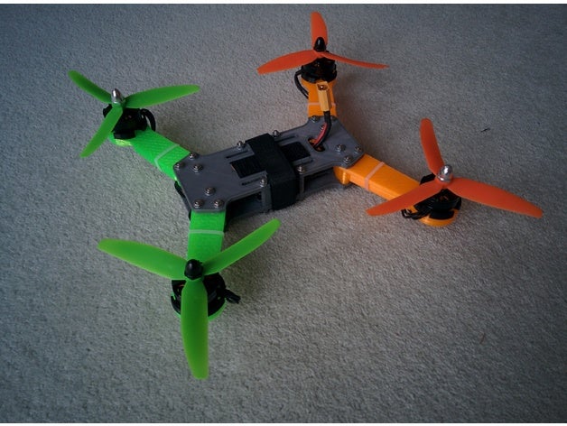 250 acro quadcopter r c véhicules l'acro le bricolage drone flip flip32 fpv multi multicopter naze naze32 quad quadricoptère quadri quadricoptere 3D print model - Mito3D