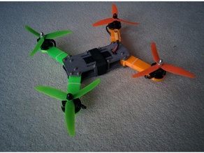 250 acro quadcopter r c vehicles diy drone flip flip32 fpv multi multicopter naze naze32 quad quadri quadricopter 3d print model - Mito3D