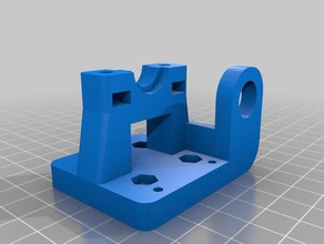 mount blower z 12mm 3d printer extruders 3d print model - Mito3D
