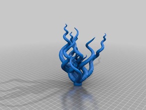 my customized plastic reef 1 random anemone generator decor 3d print model - Mito3D