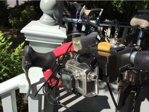 j-hook gopro adapter topeak handlebar bag mount sport & outdoors bike 3d print model - Mito3D