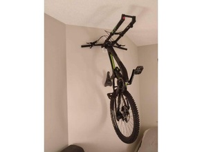 bicicleta de montaje en pared organización 3d print model - Mito3D
