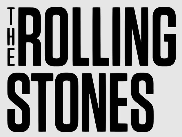 rolling stones art signs & logos 3D print model - Mito3D