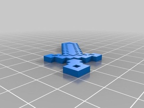 minecraft - Schwert-Spitzhacke-Axt-Schaufel Hacke Schlüsselanhänger 3d print model - Mito3D