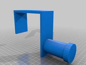 il mio personalizzato di forma cubica coat hook organizzazione su misura 3d print model - Mito3D