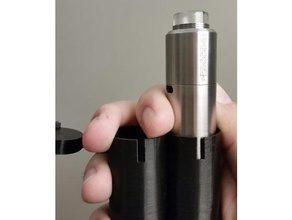 double barrel mech mod tube Batterie-Halter Halter mechanische vape vaper vapers ecig vape-Halter pen 3d print model - Mito3D