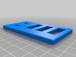 mitsubishi lancer placa de interruptor automotivo 3d print model - Mito3D