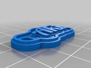 aki keychain keychains customized 3d print model - Mito3D