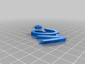 vc keychains customized 3d print model - Mito3D