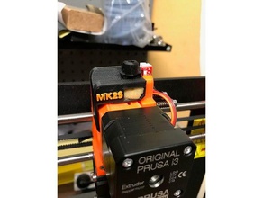 prusa mk2s filtro de polvo opto filamento descentramiento del sensor Impresora 3d accesorios el filamentos sens optoendstop bolso i3 mk2 ejecutar 3d print model - Mito3D