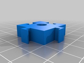 adjustable 5mm led cube jig electronics 3d print model - Mito3D