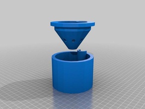 ricardo - watering plant pot household customized flower 3d print model - Mito3D