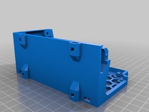 dasaki Rampen 14 Gehäuse box case honeycomb 3d Drucker Zubehör 3d print model - Mito3D