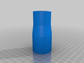 dust collector adapter sander parts customized 3d print model - Mito3D