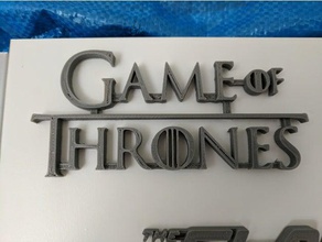 game thrones logo hbo signs & logos 3d print model - Mito3D