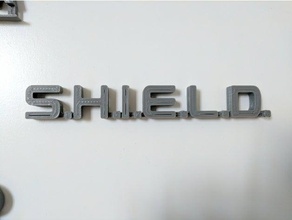 shicheld-logo bestaunen Schilder & logos Agenten-Schild logo marvel Schild 3d print model - Mito3D