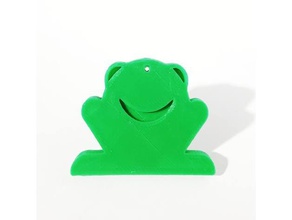 frog key fob keychains 3d print model - Mito3D