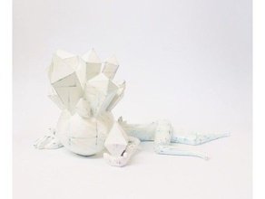 crystal cadavere di un ragazzo sculture corpo morti multi-part scalabile 3d print model - Mito3D