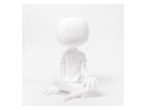seduto fuori sculture assemblaggio richiesto fine art di seduta 3d print model - Mito3D