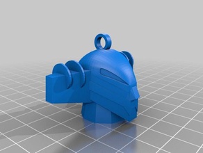 jeeg cabeça chaveiros 3d print model - Mito3D