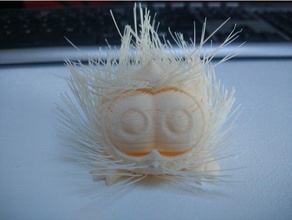 hairyballmonster creatures creature hair hairyprints monster test 3d print model - Mito3D