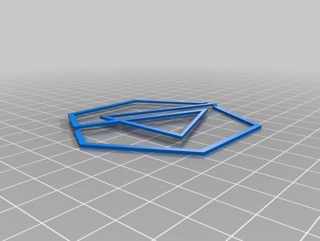 linkin park paper clip organization logo tinkercad 3D print model - Mito3D
